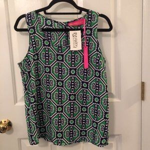 NWT Sleeveless Blouse- Size Small